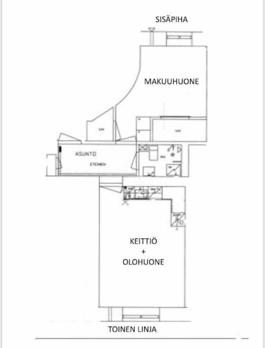 Glorious Apartment In Hakaniemi Хельсинки Экстерьер фото